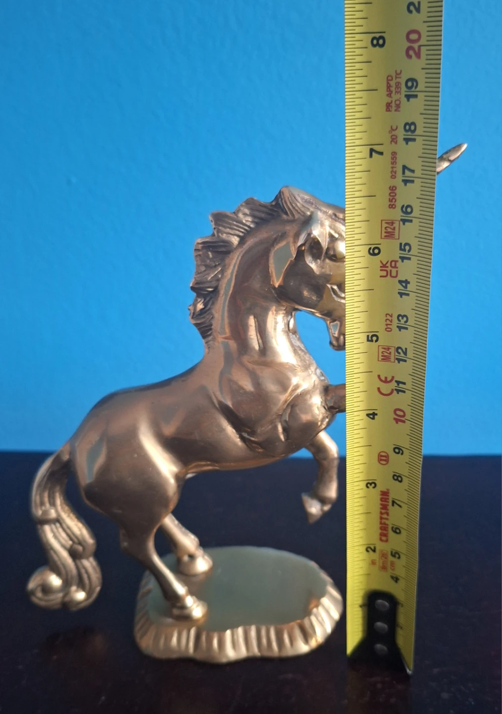 Vintage Solid Brass Unicorn Figurine - photo 5