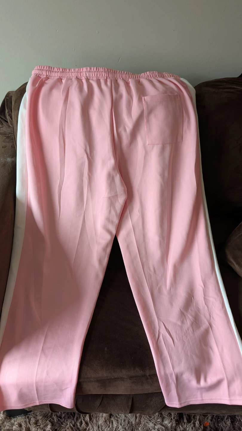 Pink and White Tracksuit Set