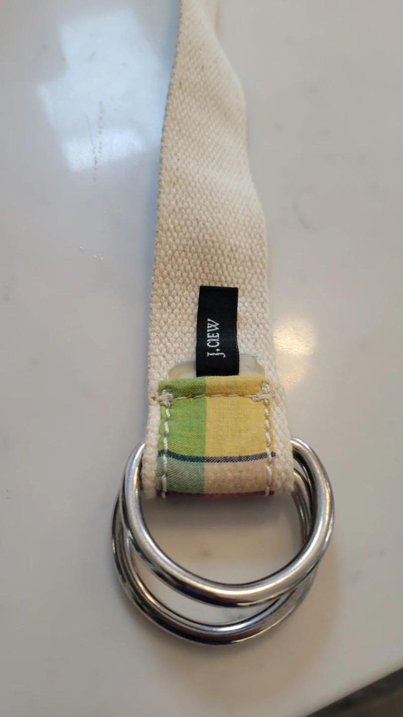 J. Crew Fabric Belt with Starfish Pattern