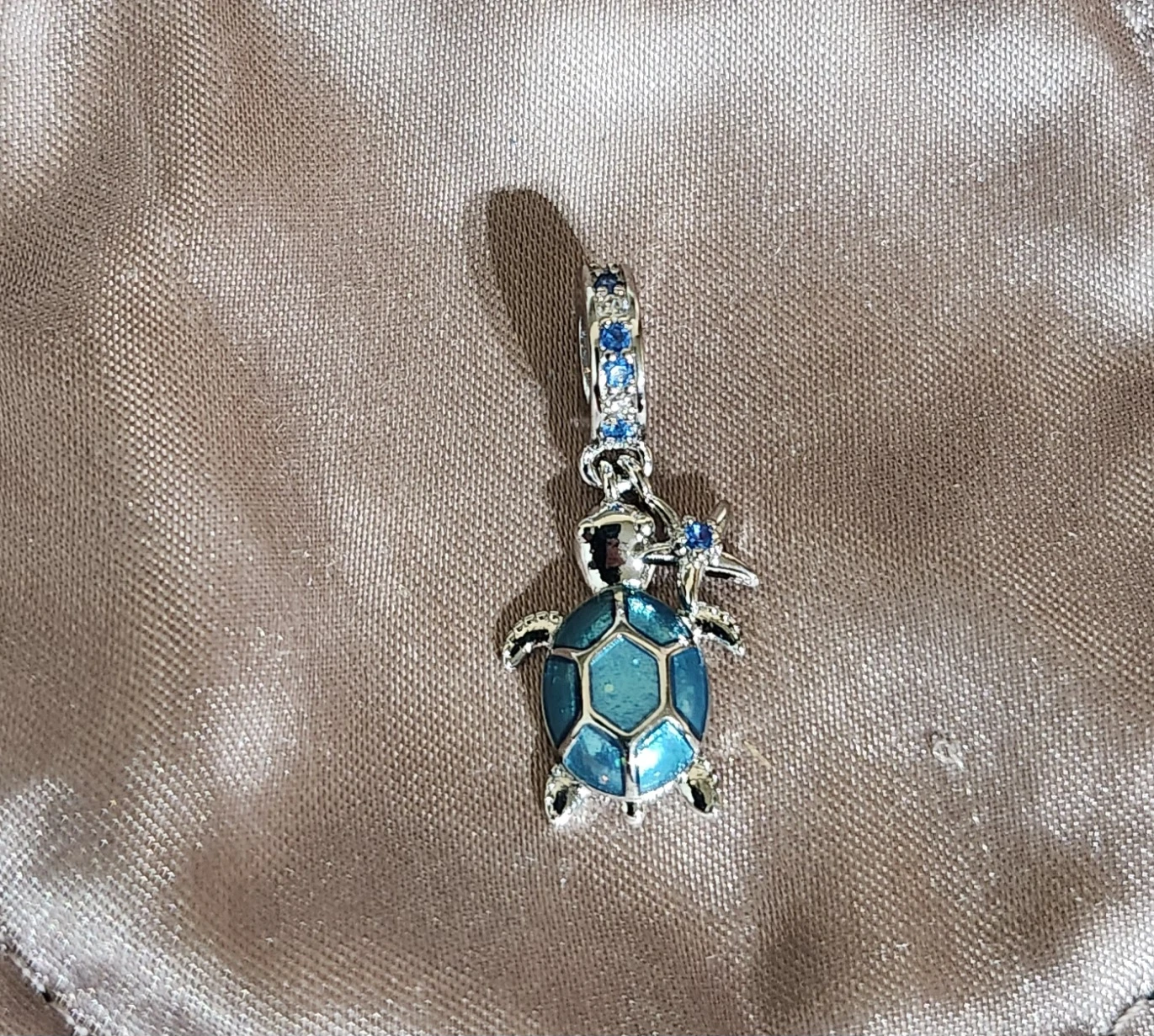 Turtle and Starfish Charm