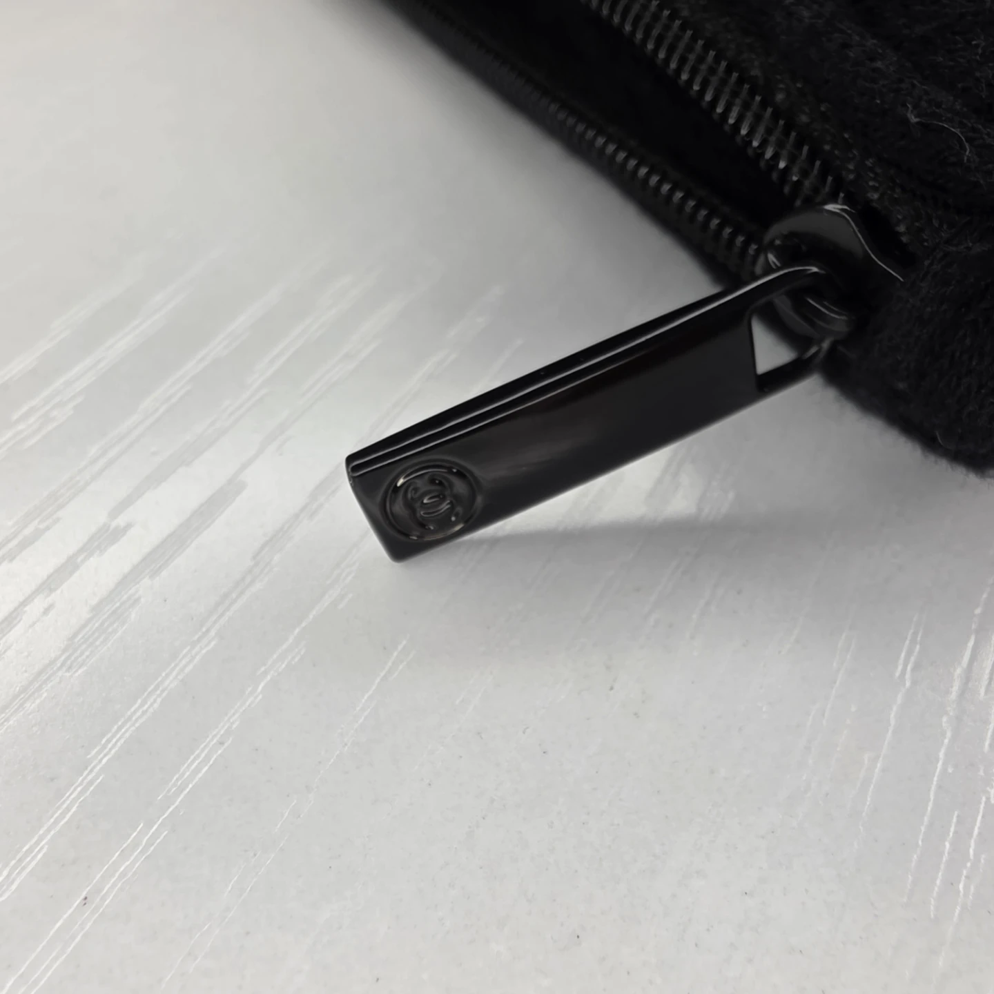 CHANEL BEAUTÉ Black Cotton Pouch - photo 3