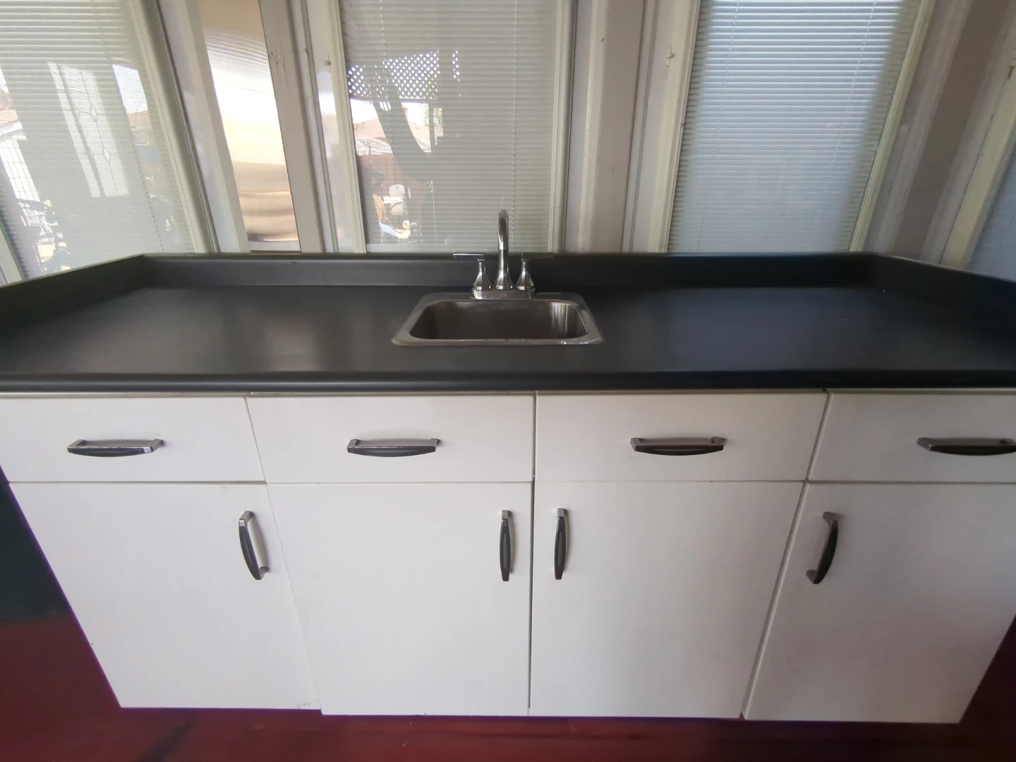 Kitchenette Counter with Sink and Cabinets - photo 5