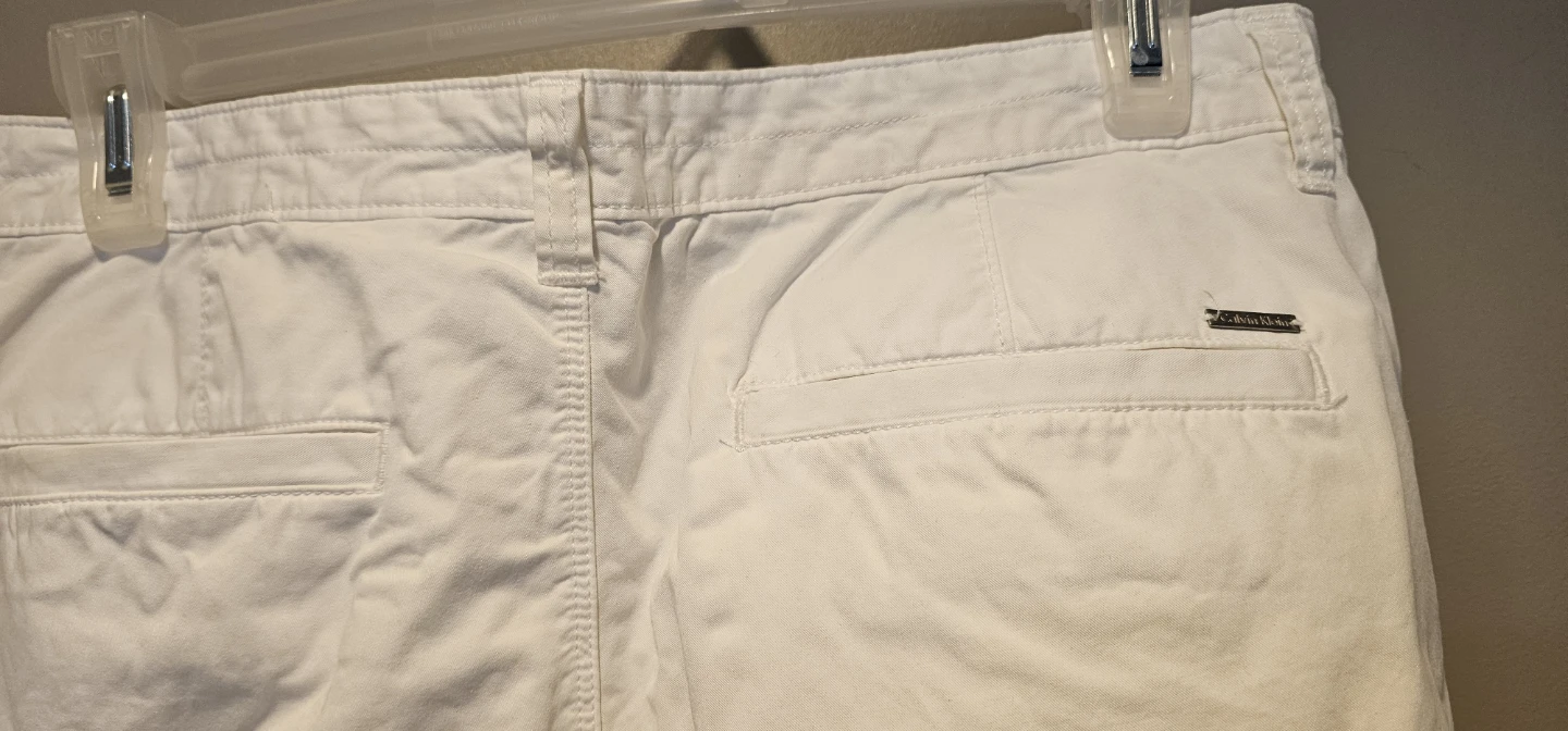 Calvin Klein White Chinos Size 32x32 - photo 3