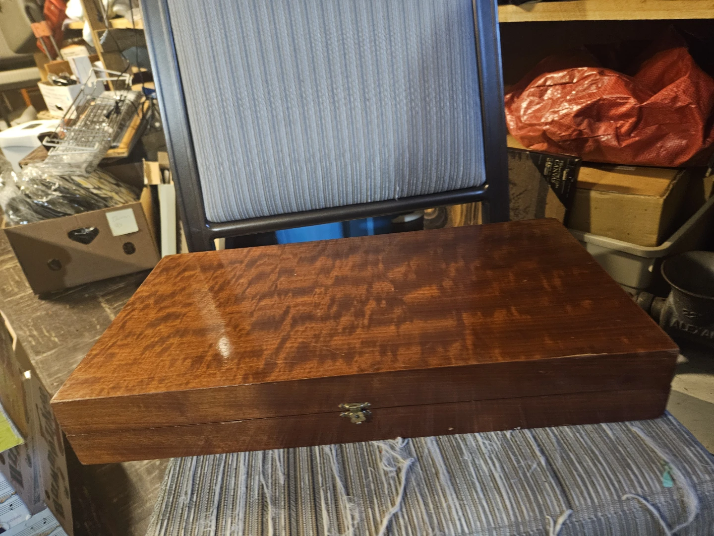 Wooden Backgammon Board Game Set - photo 2
