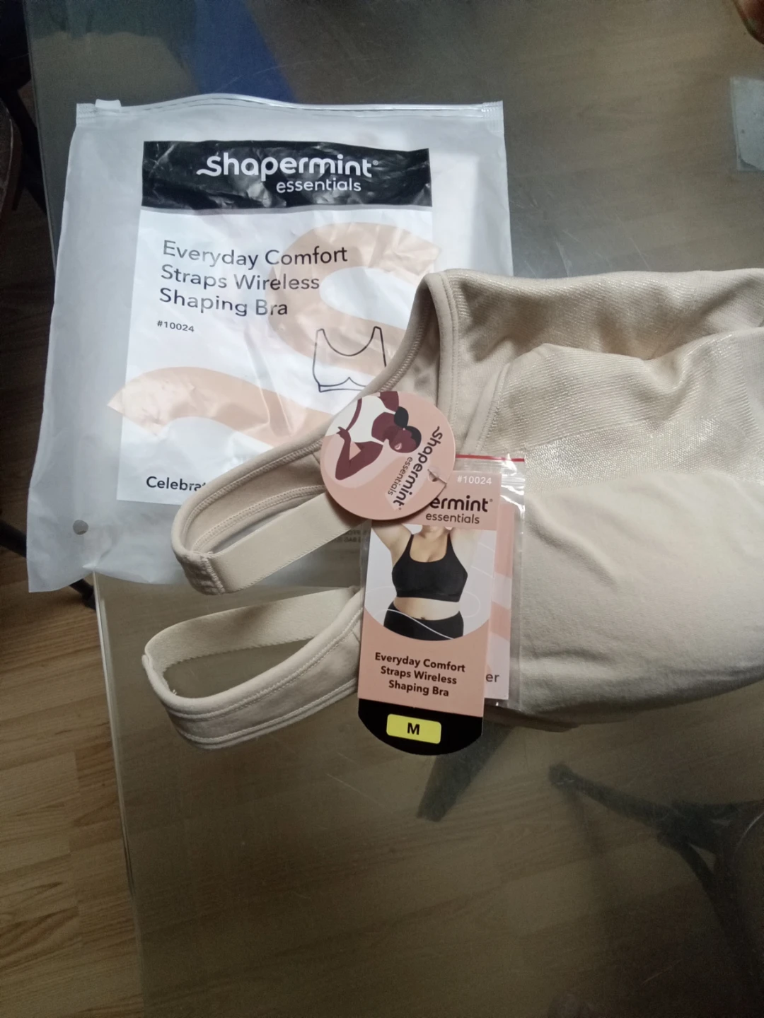 Shapermint Everyday Comfort Straps Wireless Shaping Bra - Size M