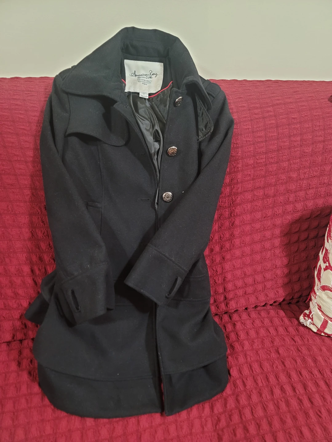 Abrigo para mujeres American Rag Coat | Color: Negro | Size: L - photo 3