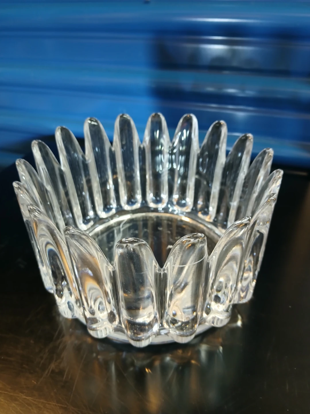 Vintage Orrefors Crystal Princess Bowl