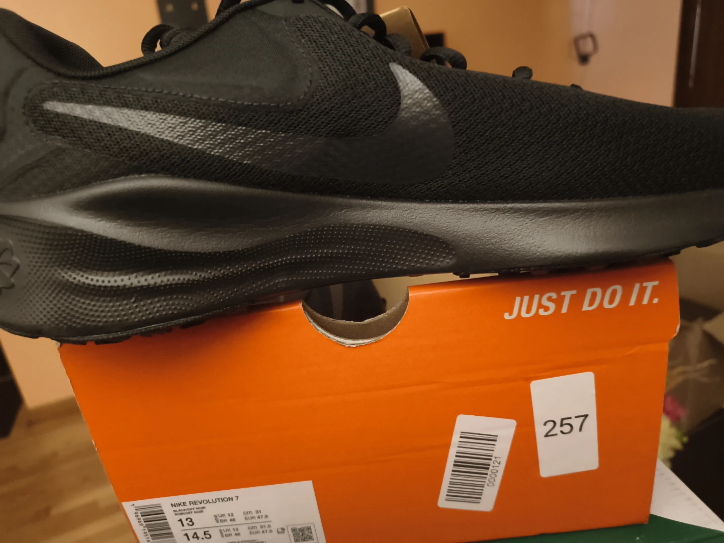 Nike Revolution 7 Running Shoes - Black - Men's Size 13 - photo 2
