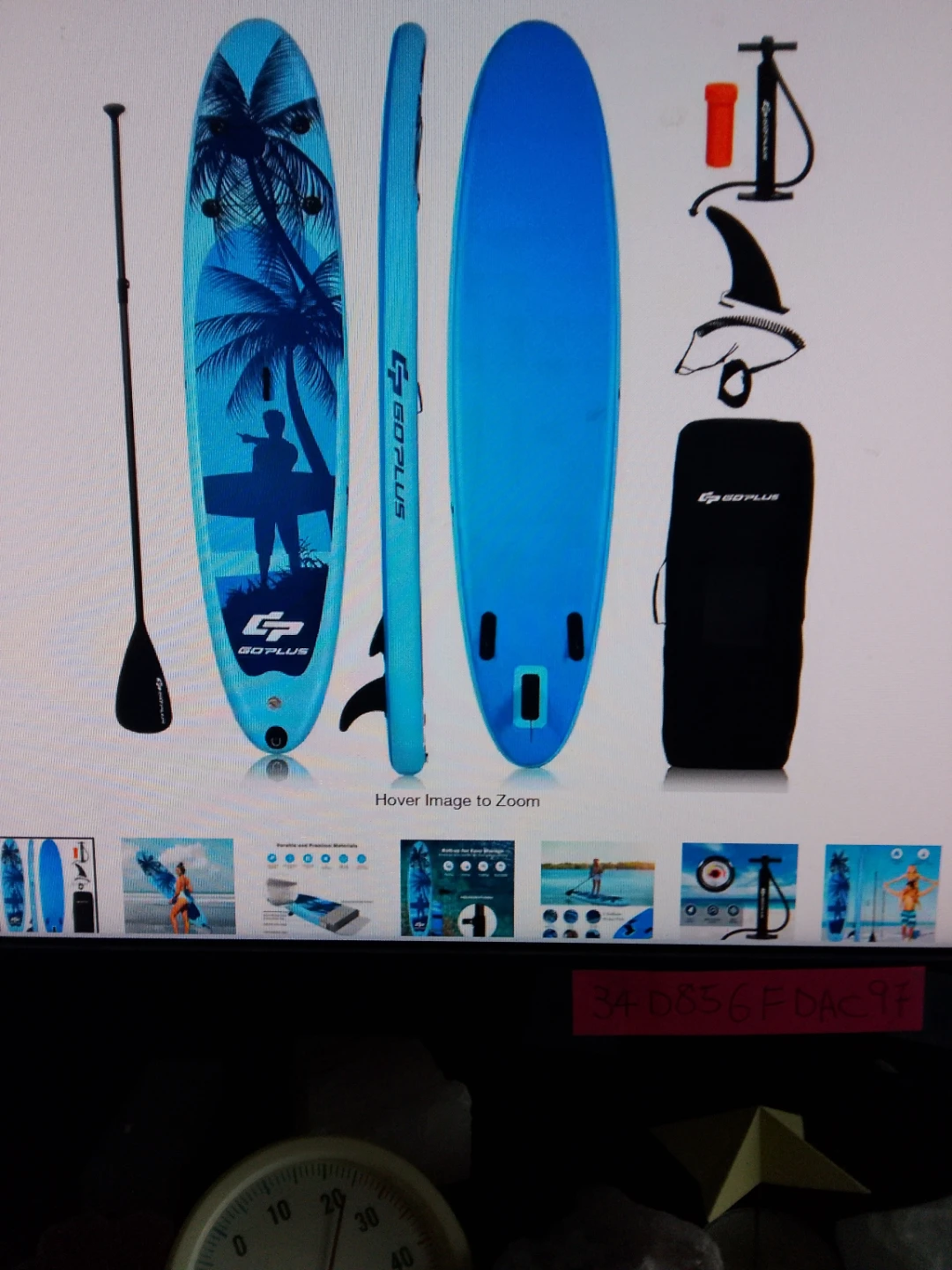 Goplus Stand Up Paddleboard Set