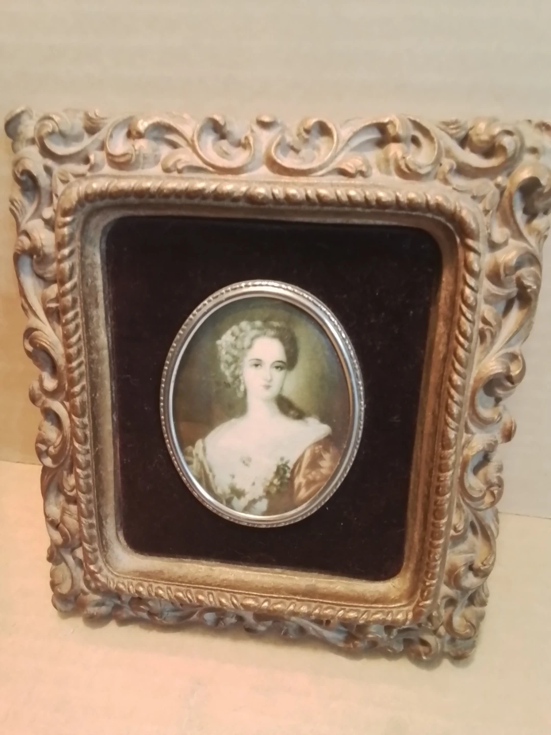 Miniature Portrait "Vintage "Lady Dower" Cameo Creation" - photo 2