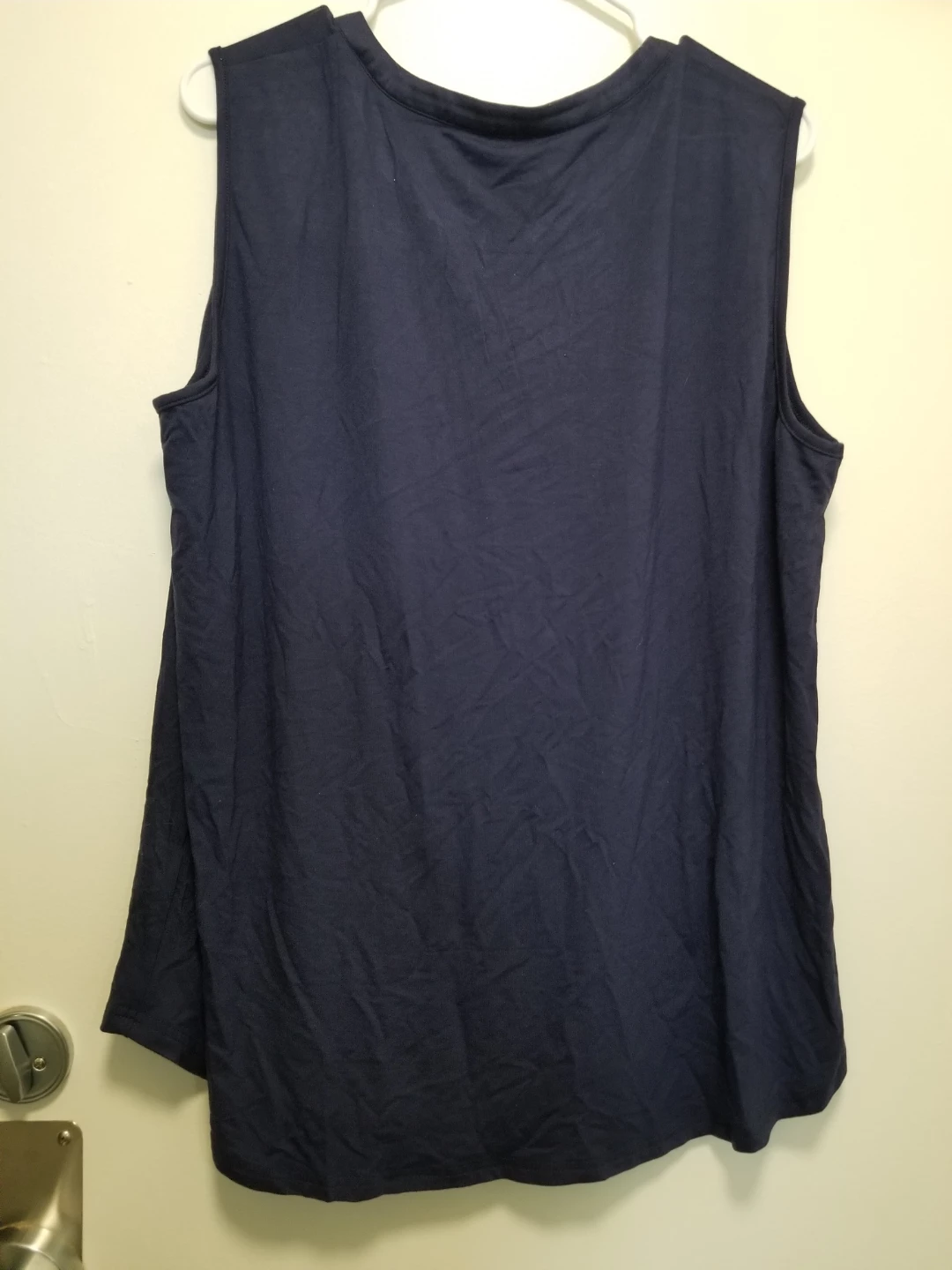 Neineiwu Navy Blue Sleeveless Top - Size 2XL - photo 2