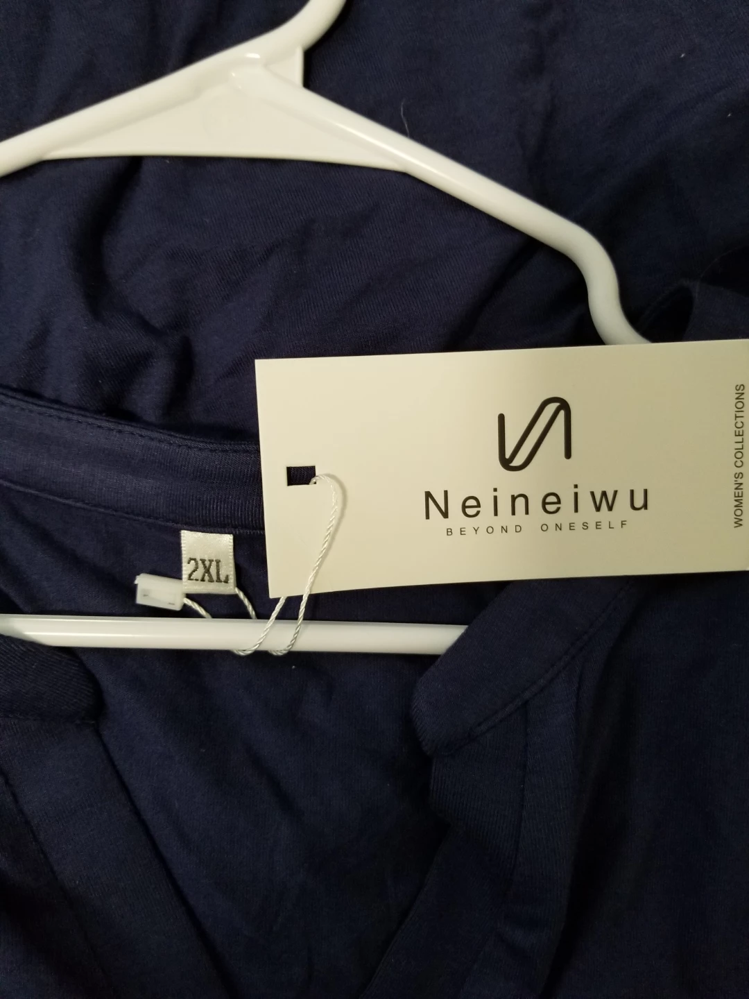 Neineiwu Navy Blue Sleeveless Top - Size 2XL - photo 3