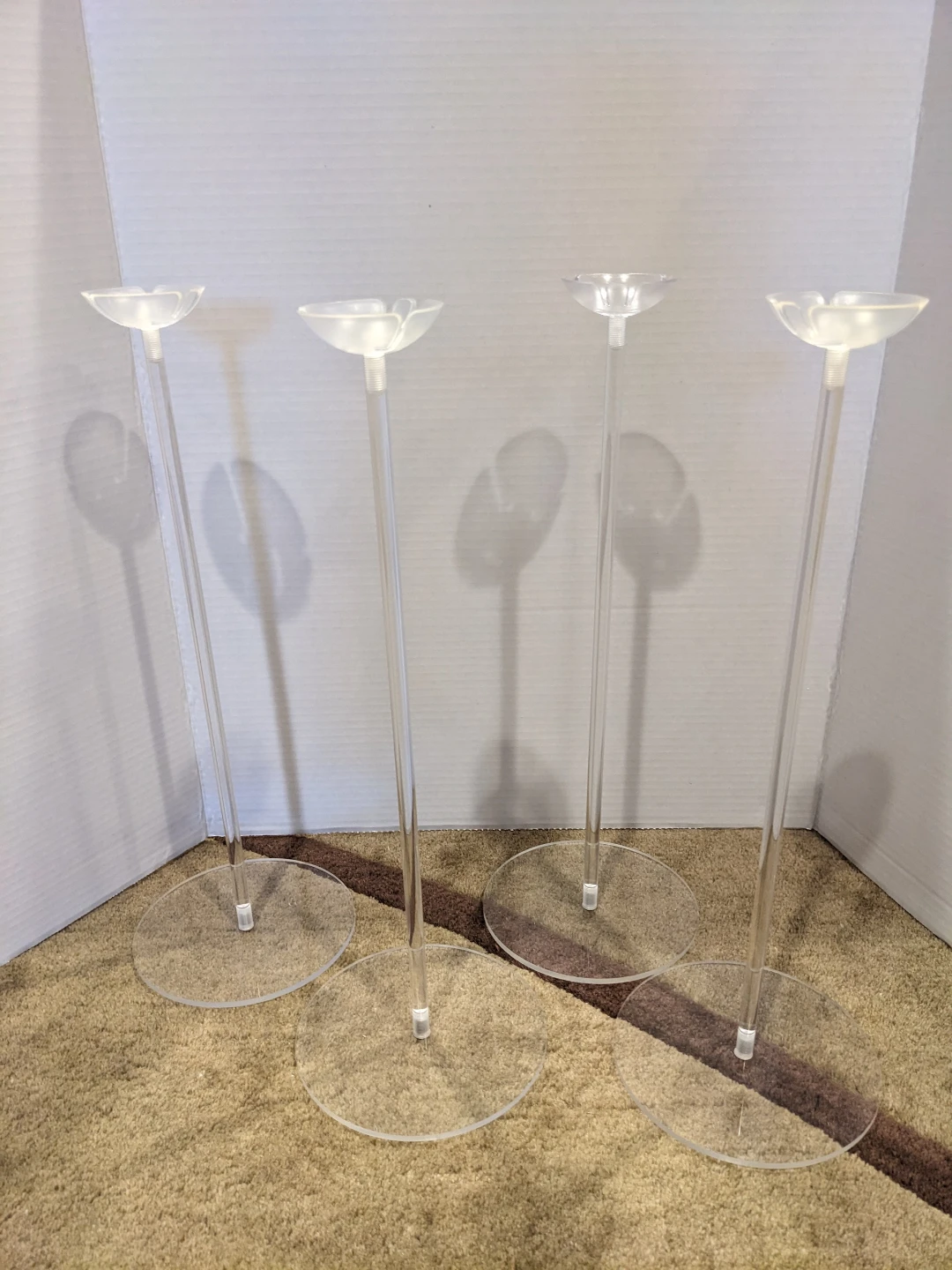 Acrylic Balloon Stands - Set of 4 - photo 2