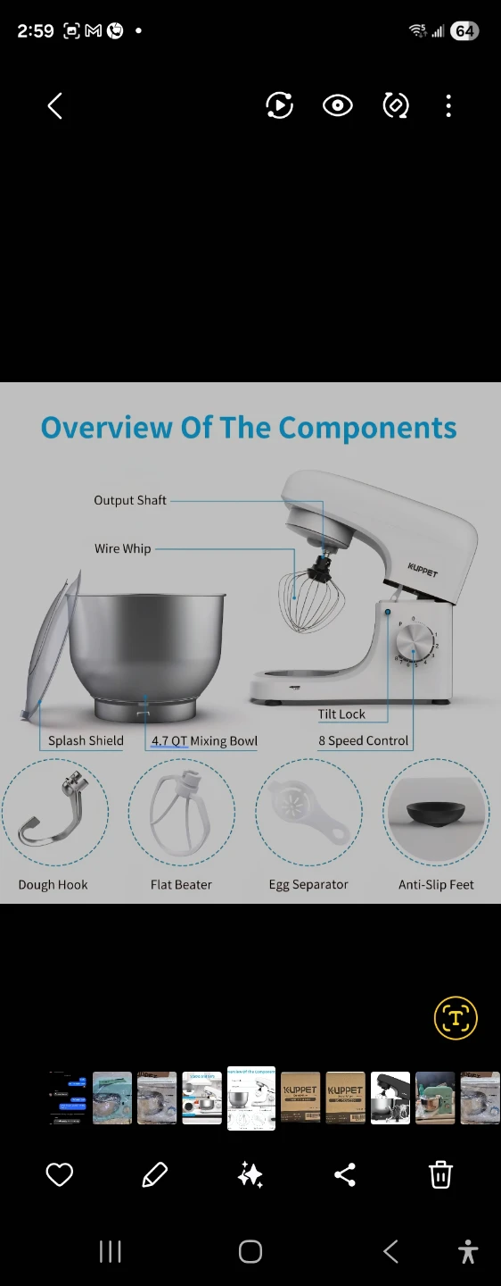Brand New Stand Mixer - White - photo 3