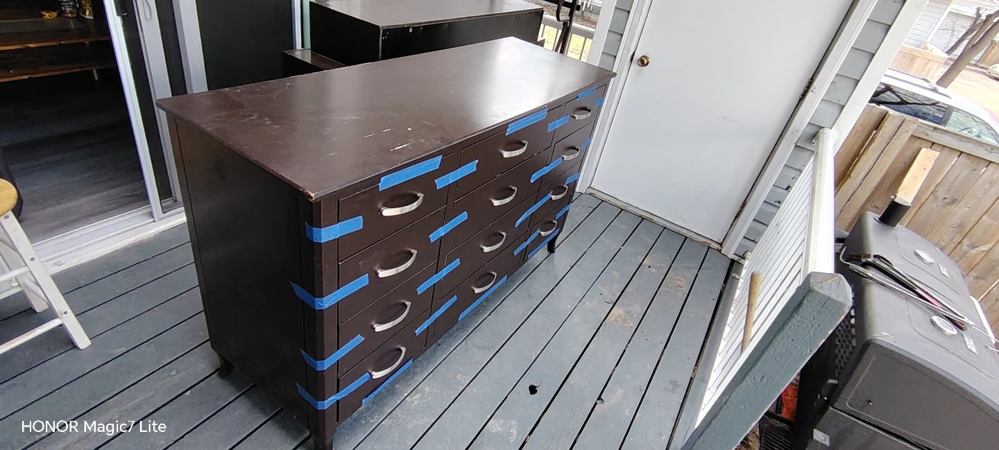 Semi solid wood Dresser Dark Brown 12-Drawer - photo 4