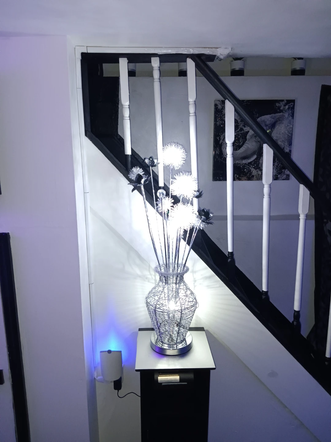Decorative Wire Flower Arrangement in Vase