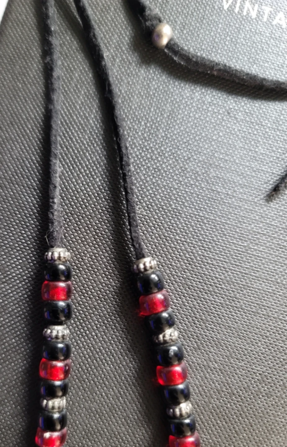 Unisex Beaded Necklace with Cross Pendant - photo 5