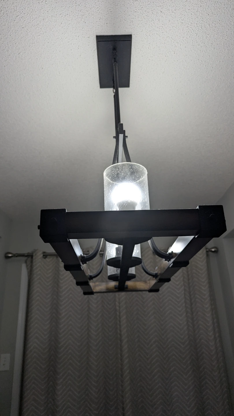 Farmhouse Style 3-Light Chandelier