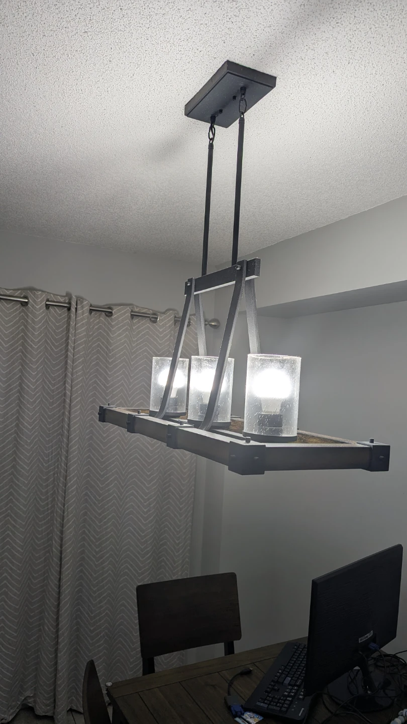 Farmhouse Style 3-Light Chandelier - photo 2