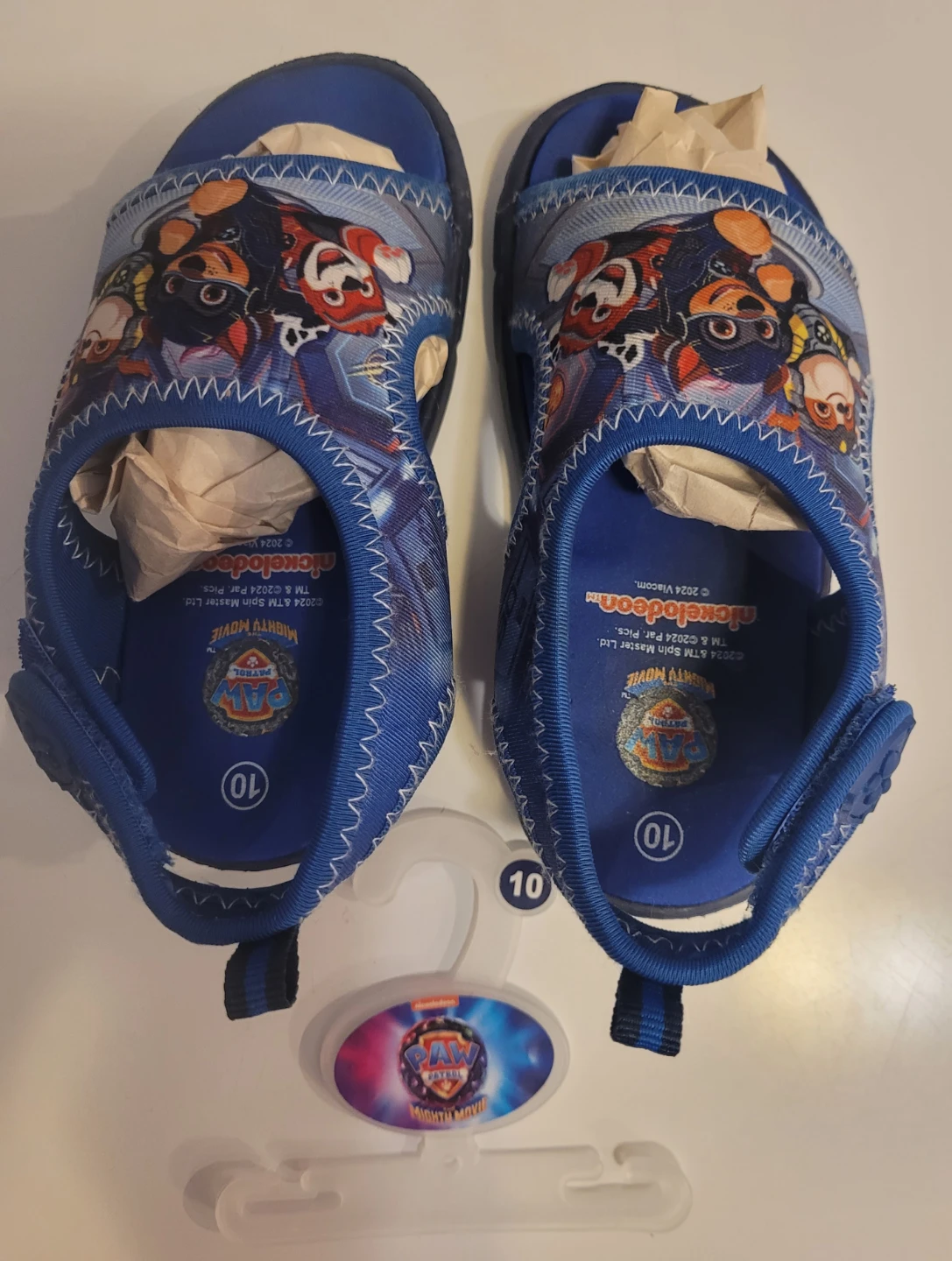 Paw Patrol Mighty Movie Sandals - Size 10 Toddler - photo 2