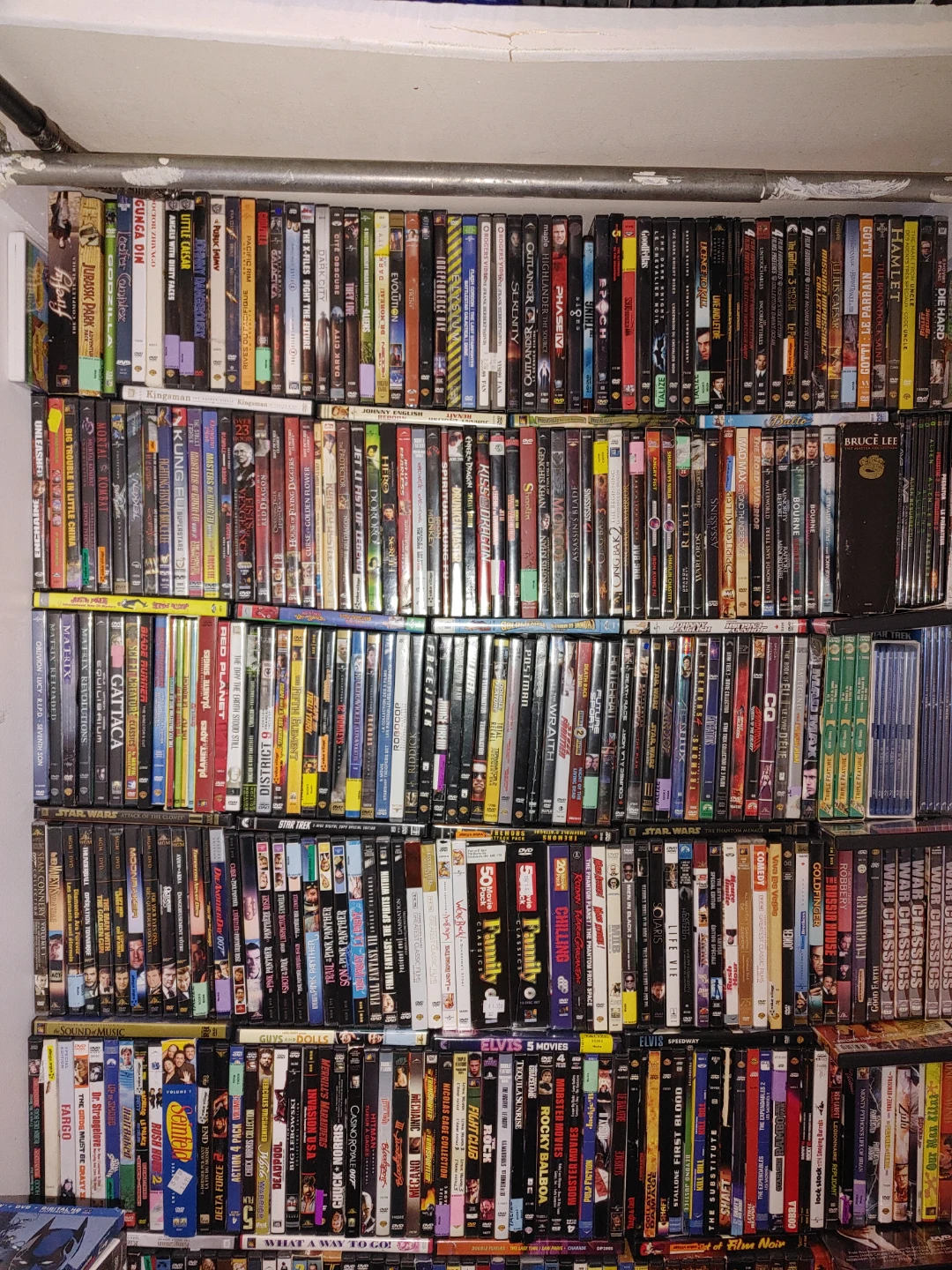 Large collection of DVDs
