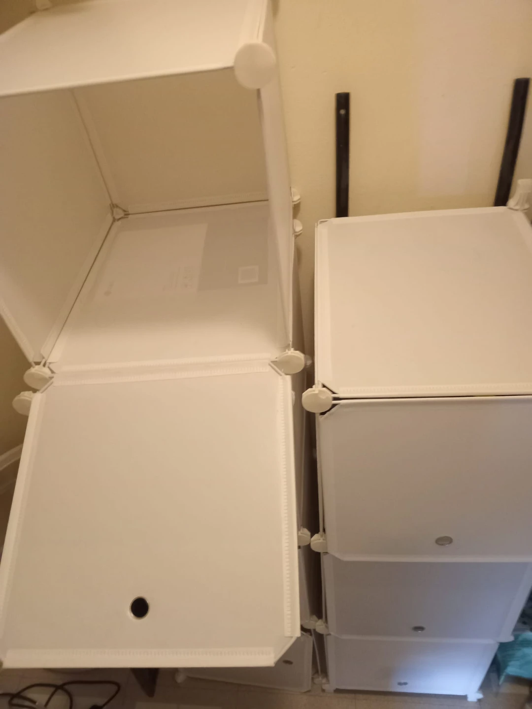 White Storage Cube Organizer (12+ cubes)