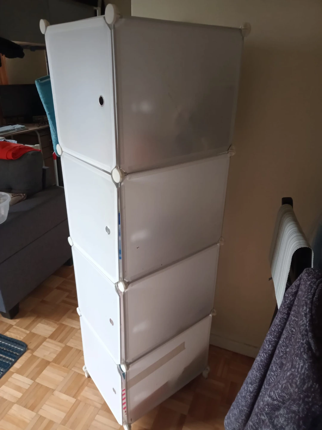 White Storage Cube Organizer (12+ cubes) - photo 3