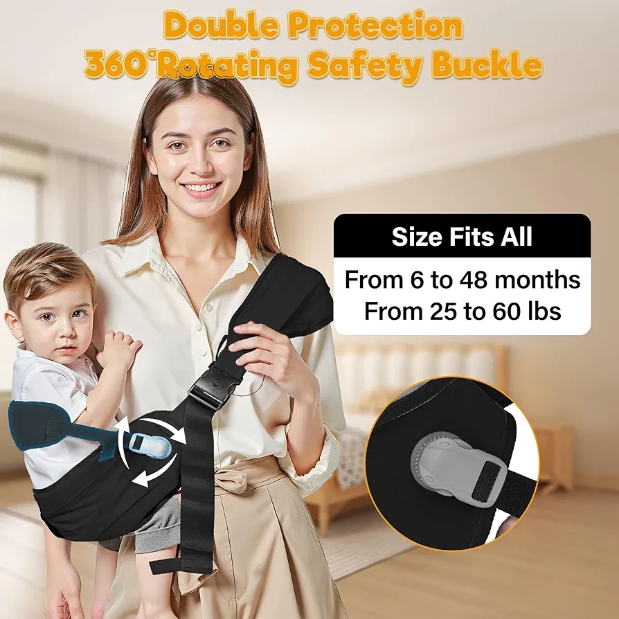 Black Baby Carrier Sling - photo 3