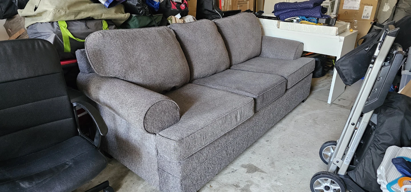 Grey Fabric Sofa