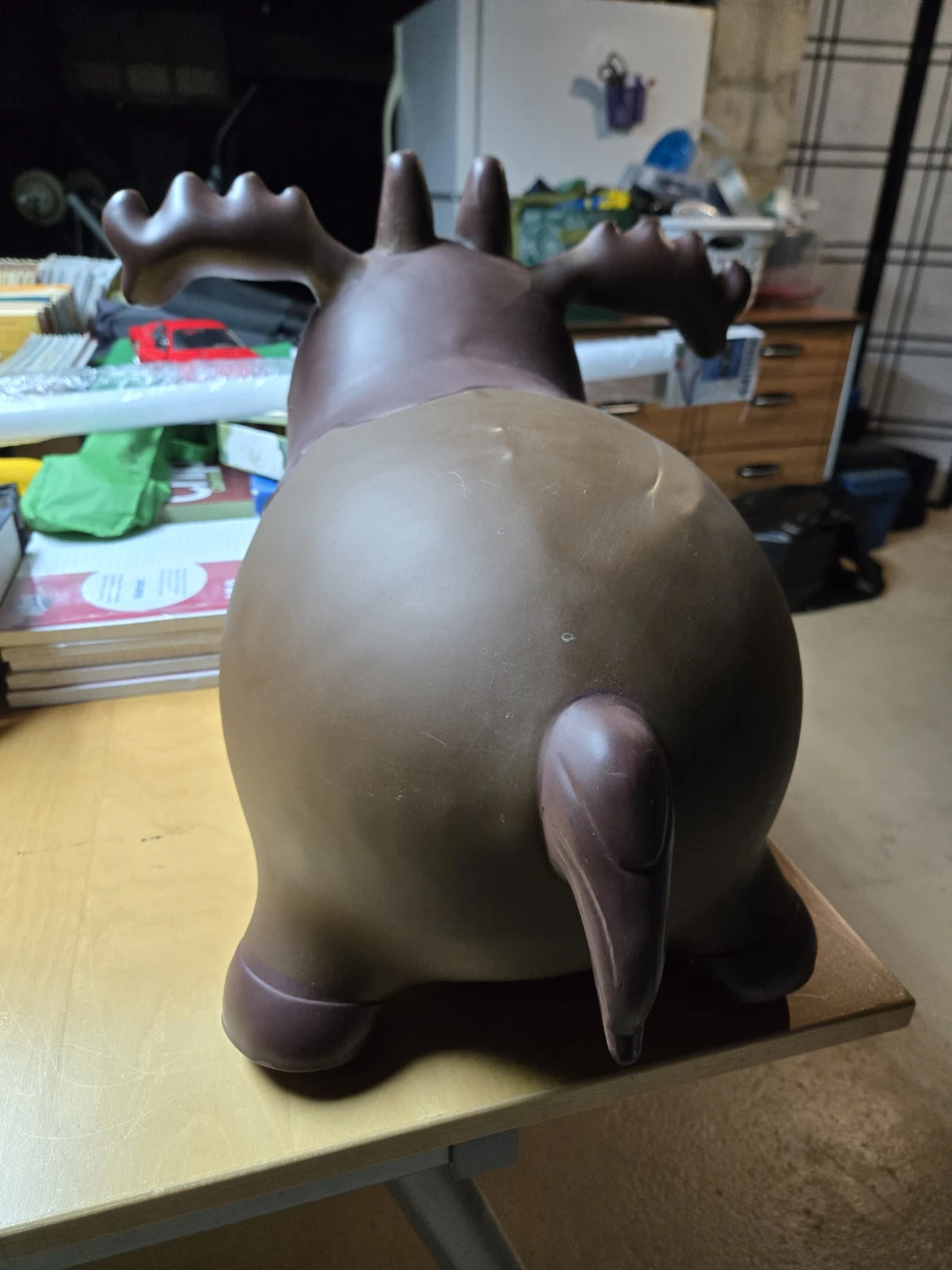 Brown Reindeer Bouncy Hopper Toy - photo 4
