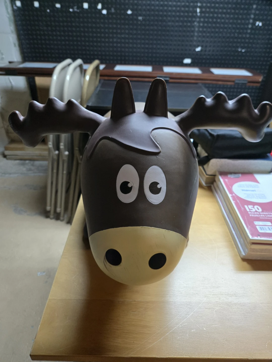 Brown Reindeer Bouncy Hopper Toy - photo 5