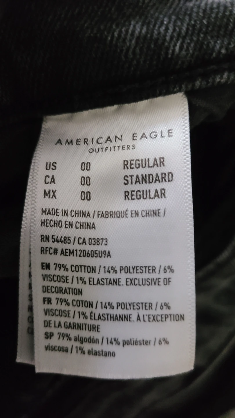 American Eagle Outfitters Grey Skinny Jeans Size 00 - photo 3