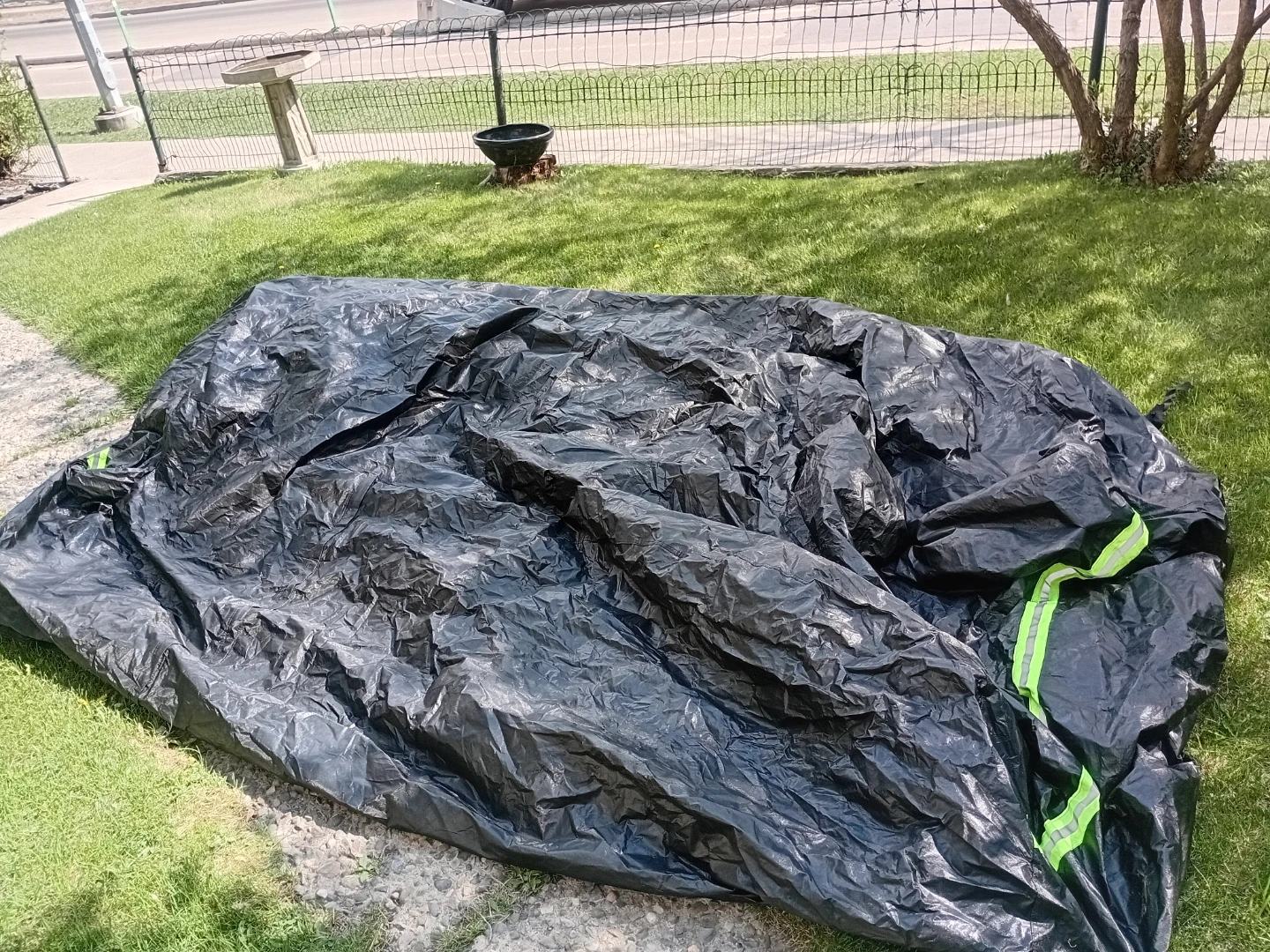 Black Waterproof Tarp