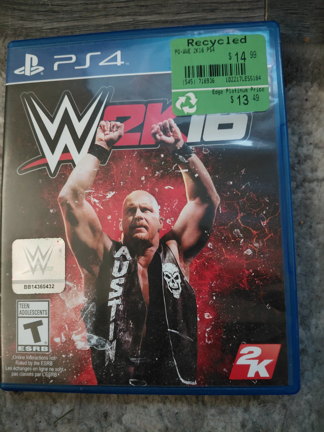 WWE 2K16 PS4 Video Game