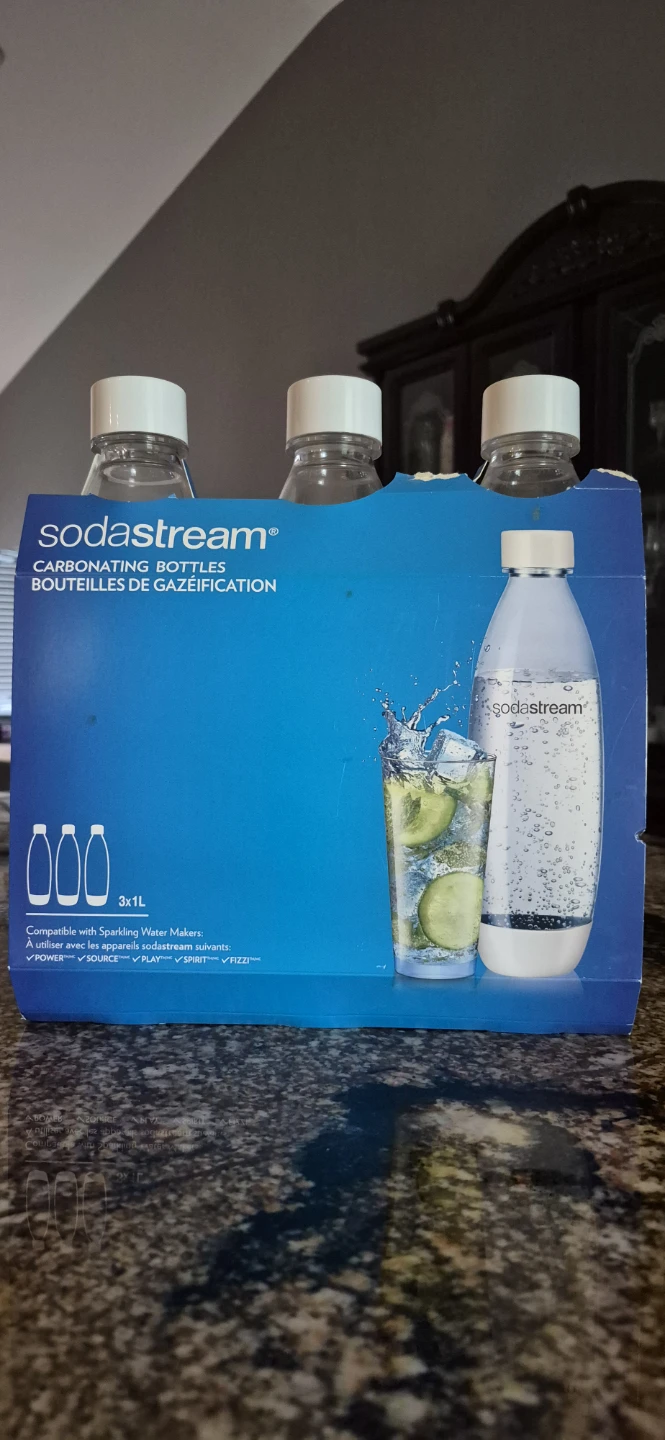 SodaStream Carbonating Bottles - 3 x 1L