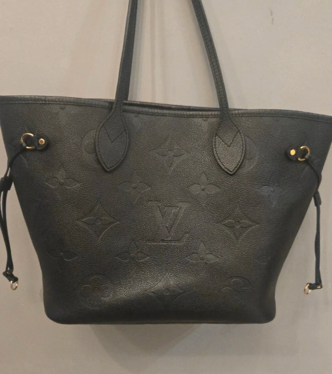 Louis Vuitton Black Monogram Tote Bag