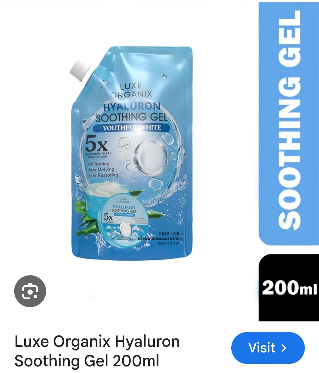 Luxe Organix Hyaluron Soothing Gel 200ml - photo 3