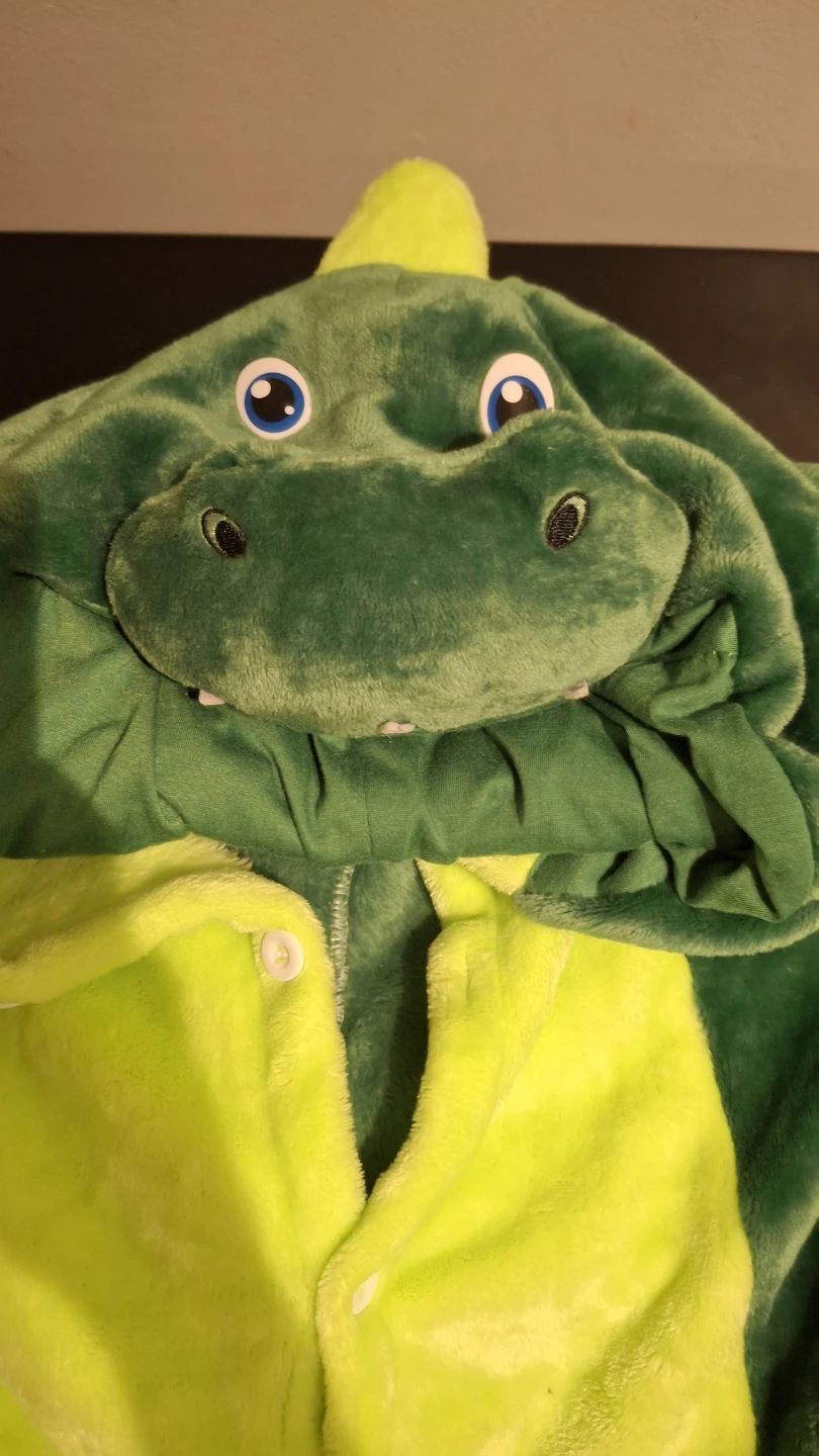 Kids Dinosaur Costume Pajamas - photo 2