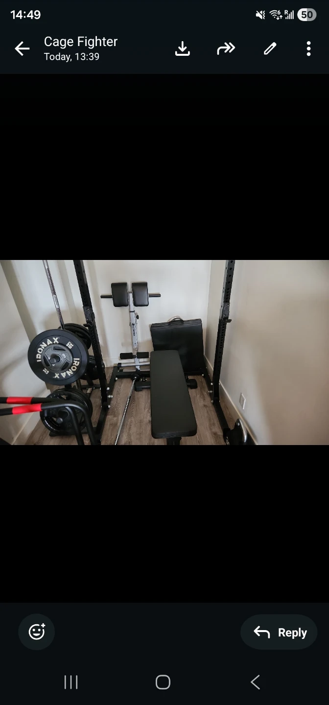 Ironax Weight Bench and Squat Rack - photo 2