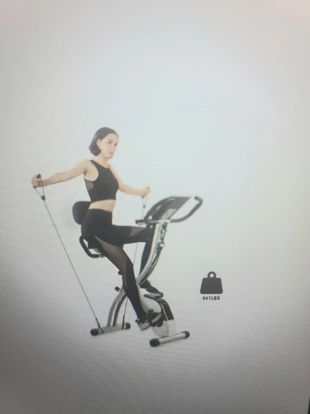 Folding Exercise Bike .