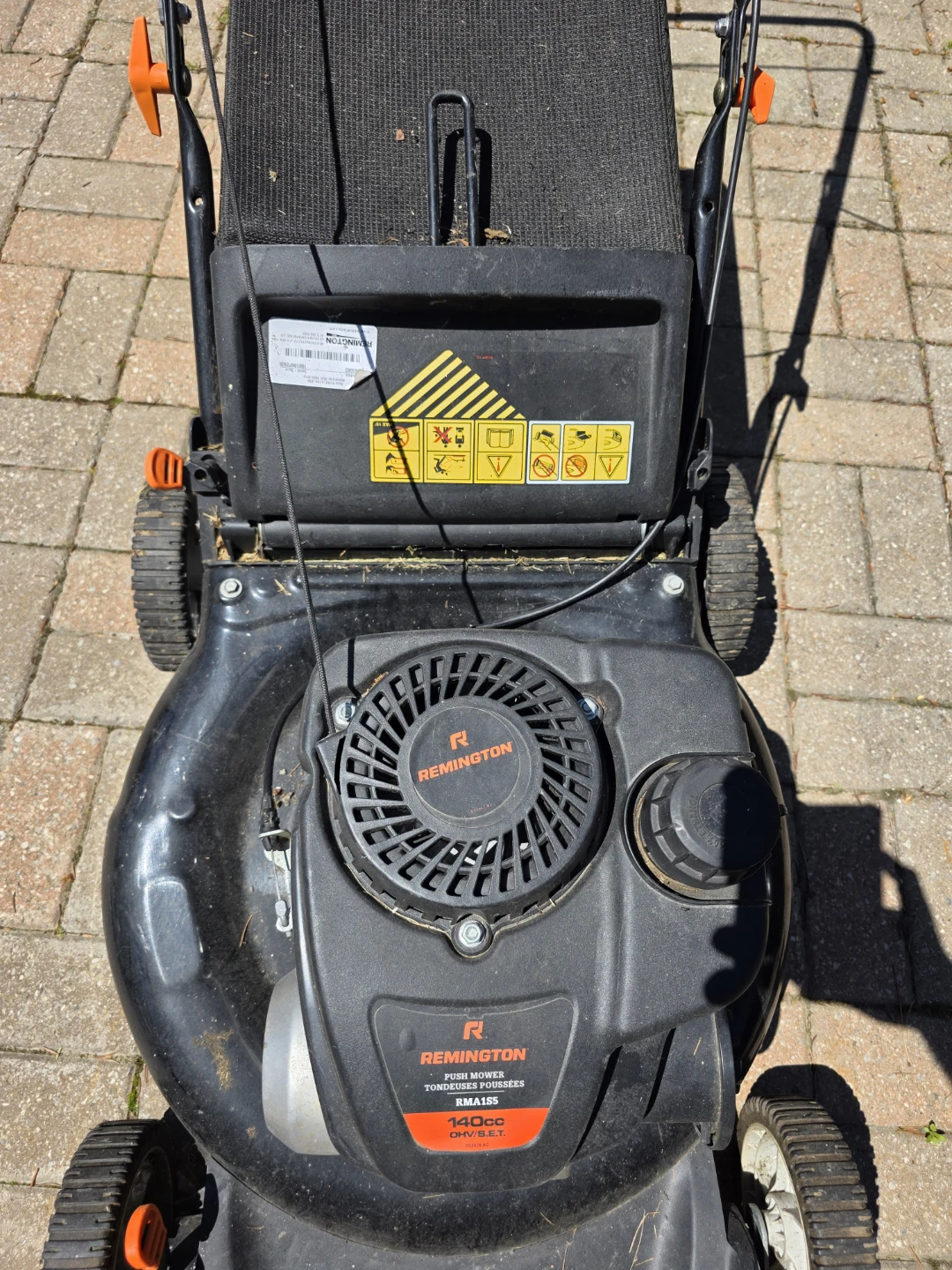 Remington Push Mower 140cc RMA185 - photo 3