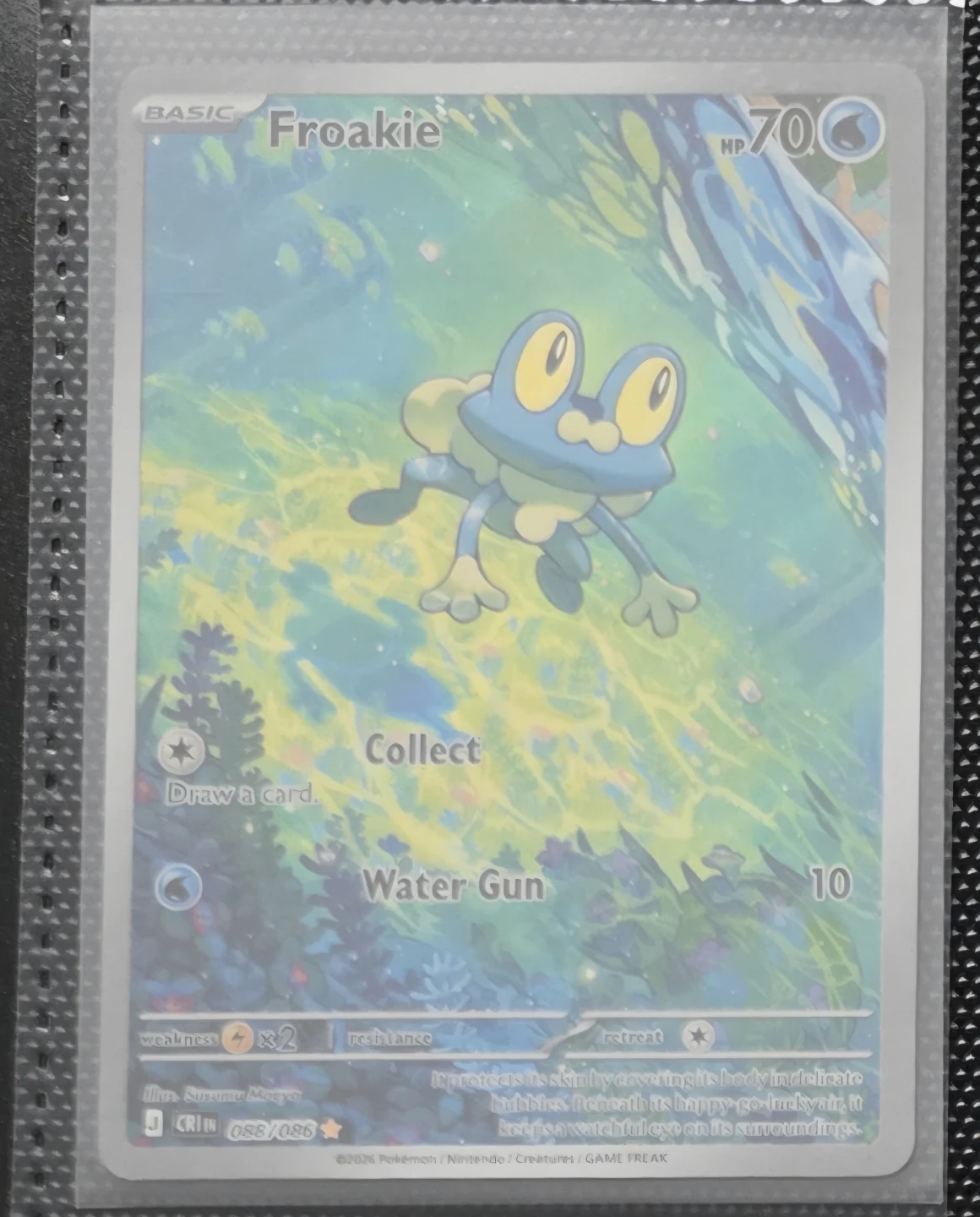 Pokémon Froakie Card 086/086