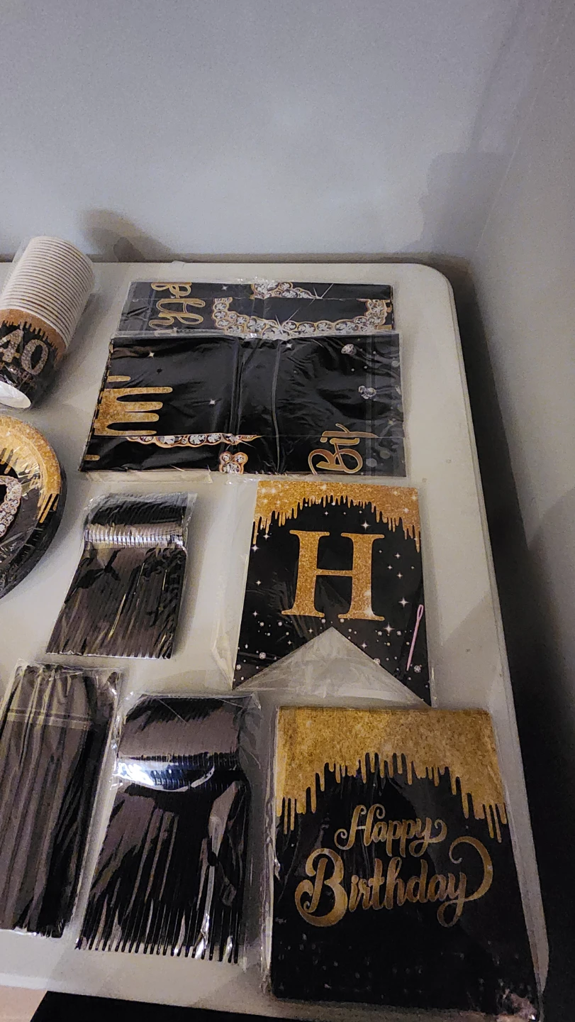 40th Birthday Party Supplies Set - photo 2