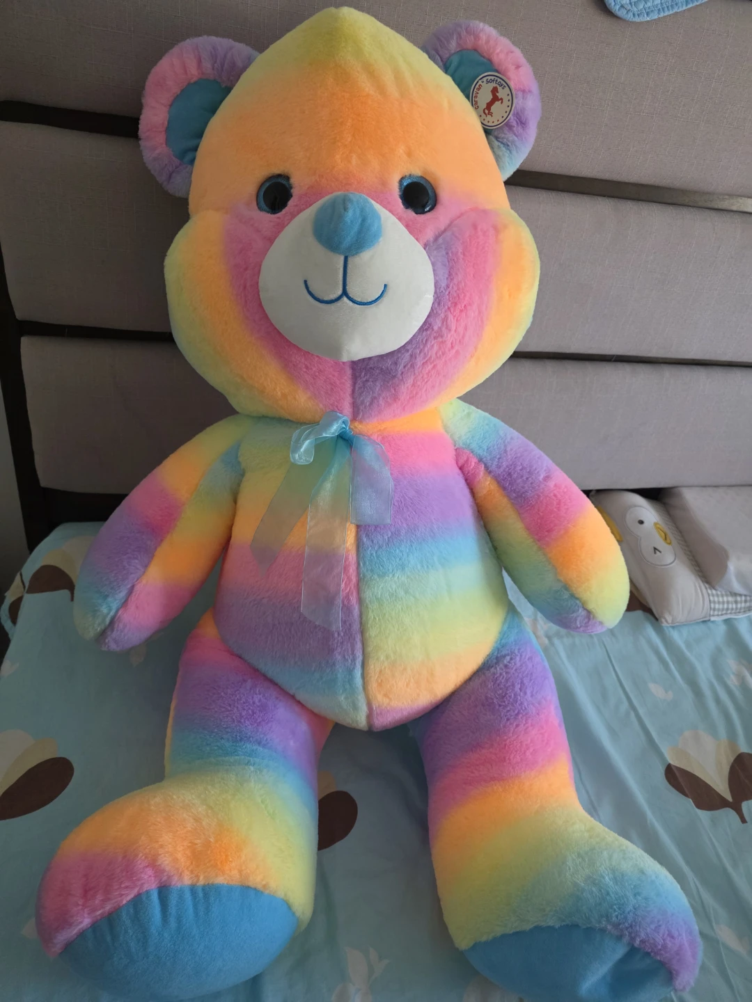 Rainbow Stuffed Teddy Bear Plush