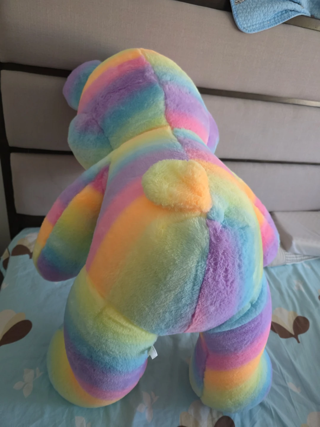 Rainbow Stuffed Teddy Bear Plush - photo 2
