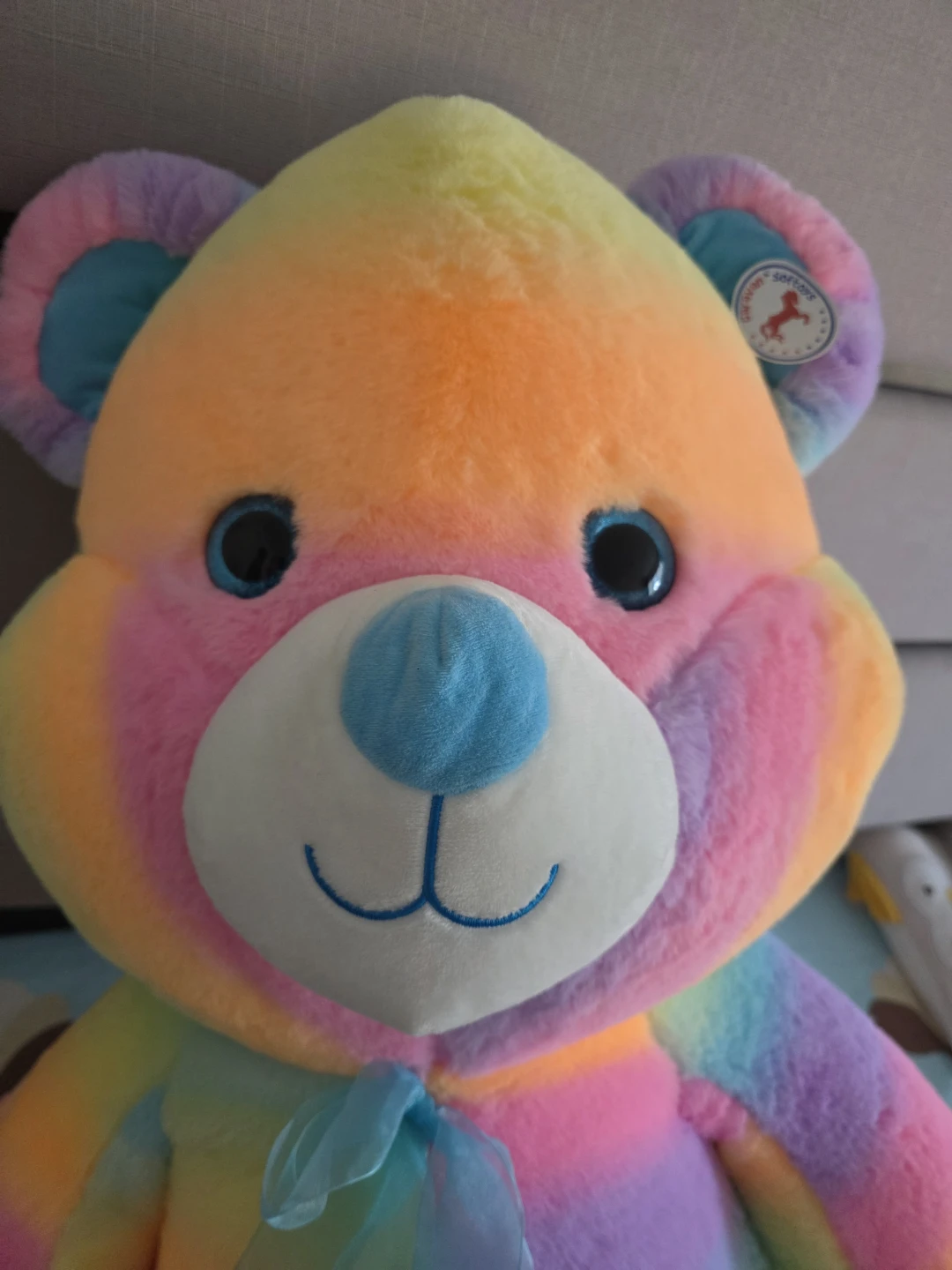 Rainbow Stuffed Teddy Bear Plush - photo 3