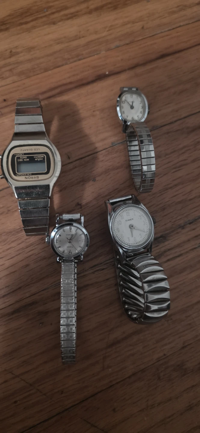 Lot of 4 Vintage Women's Watches - Timex, Byron