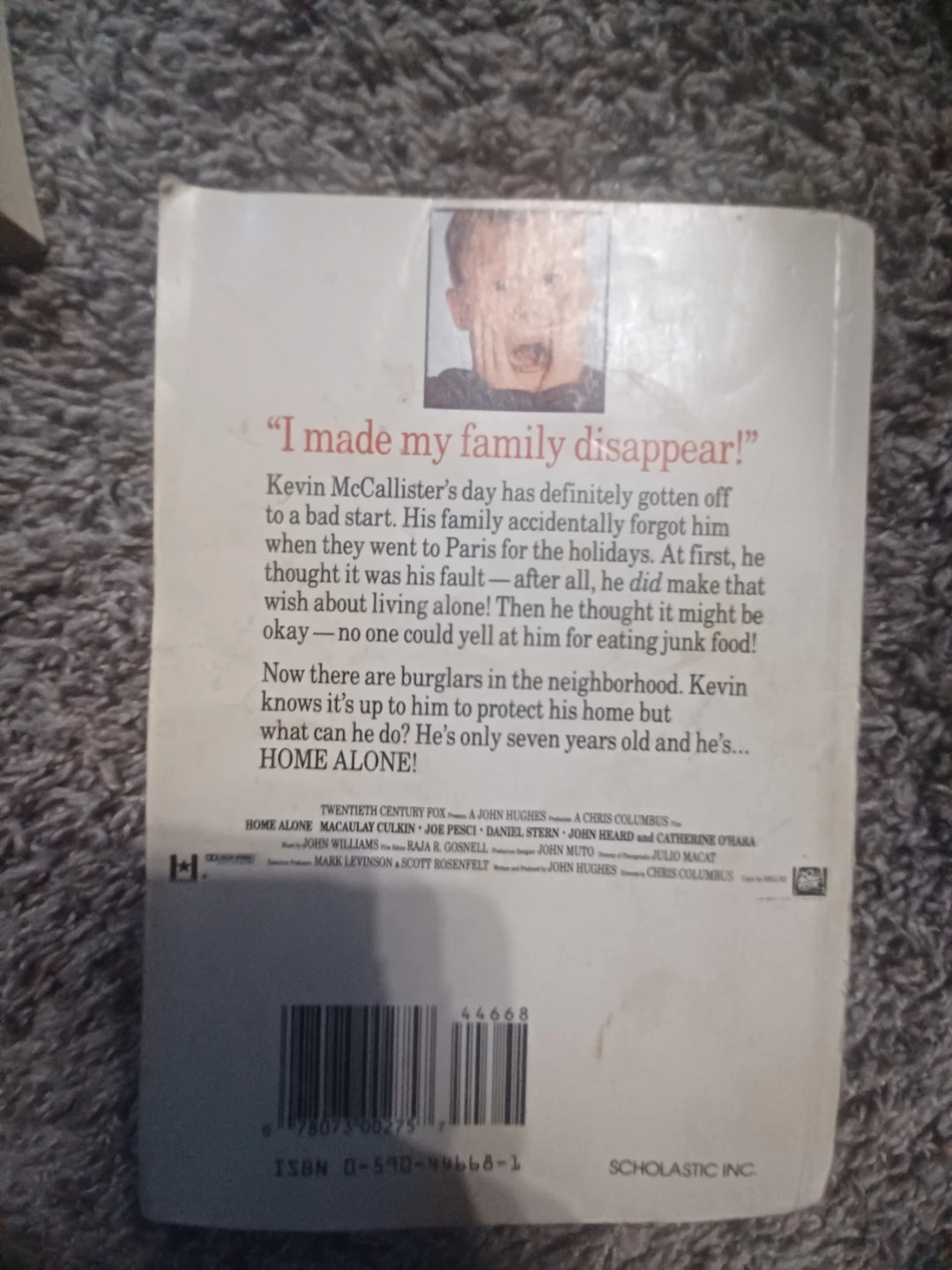 Home Alone children's book - photo 2
