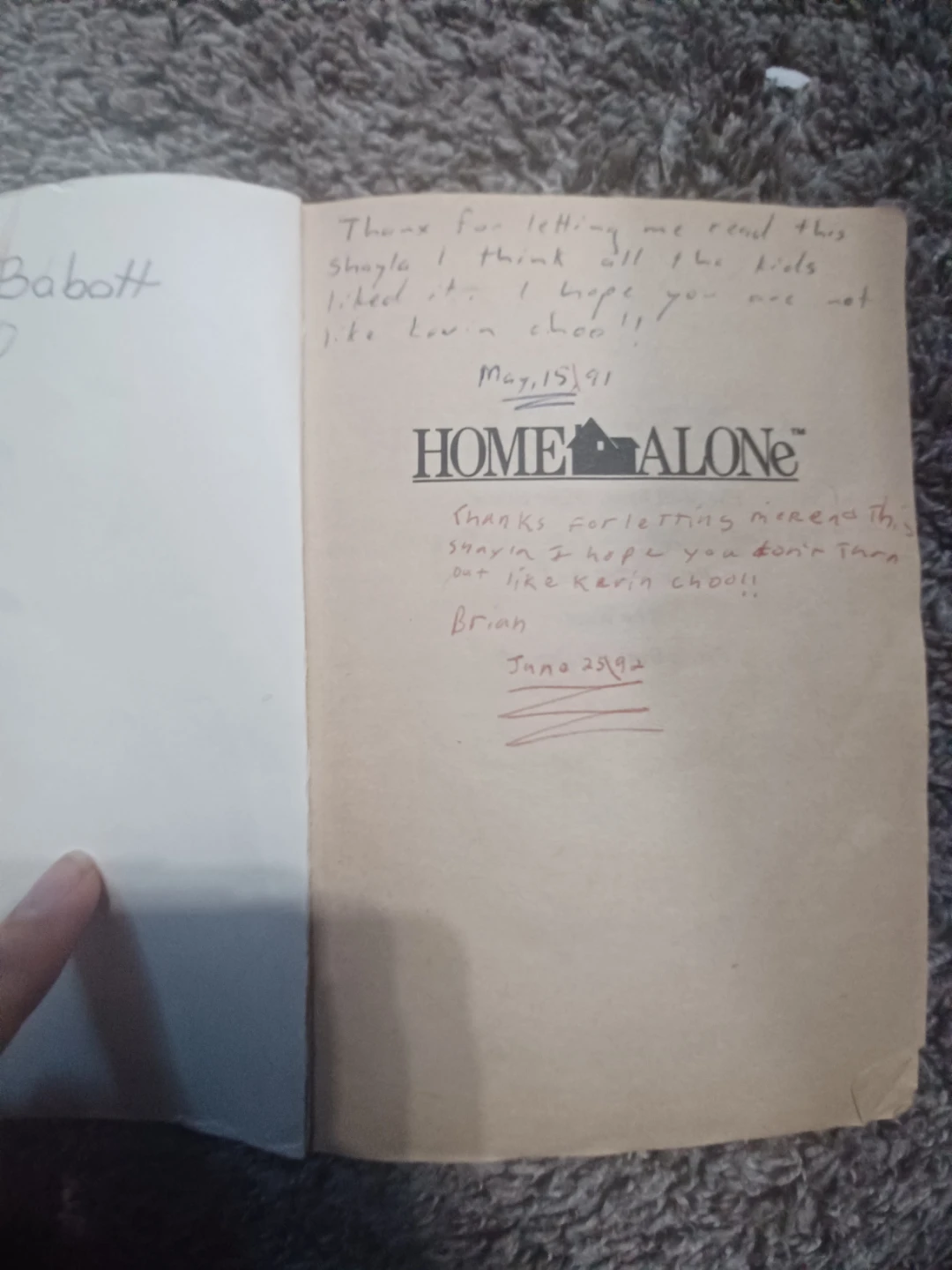Home Alone children's book - photo 4