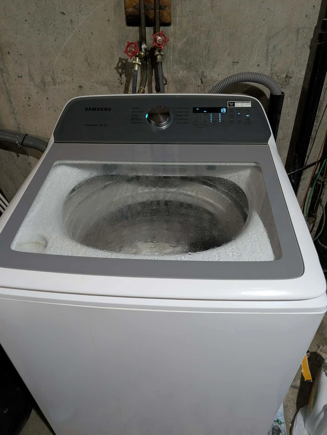 Samsung Top Load Washer and Dryer Set